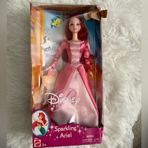 Mattel Disney Princess Sparkling Ariel The Little Mermaid 2001 Barbie Doll New